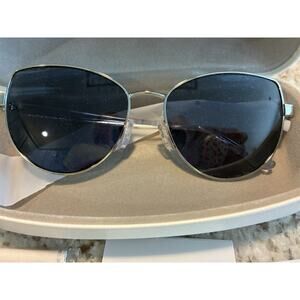 Michael Kors Sunglasses MK1162 LANIKAI Cat Eye Metal Silver Frame New